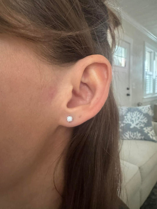 Subtle — 4mm Continuous-Wear Earrings